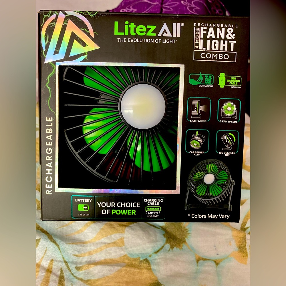Litez all LED fan and light